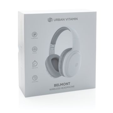 Urban Vitamin Belmont wireless headphone White - 1 Bounce Creative Designs
