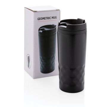 Geometric mug Black - 1 Bounce Creative Designs