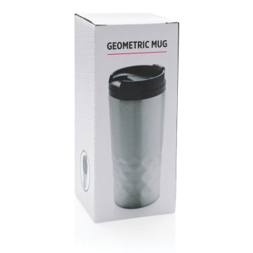 Geometric mug Silver - 1 Bounce Creative Designs