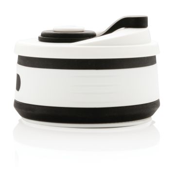 Foldable silicone cup Black - 1 Bounce Creative Designs