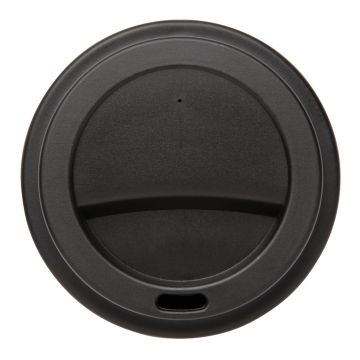 Reusable Coffee cup with screw lid 350ml Black - 1 Bounce Creative Designs