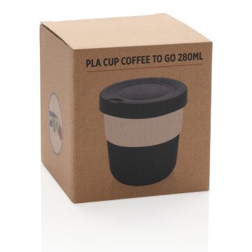 PLA cup coffee to go Black - 1 Bounce Creative Designs
