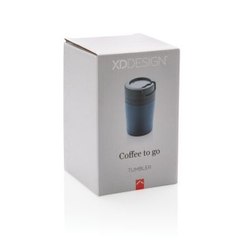 Coffee to go tumbler Blue - 1 Bounce Creative Designs