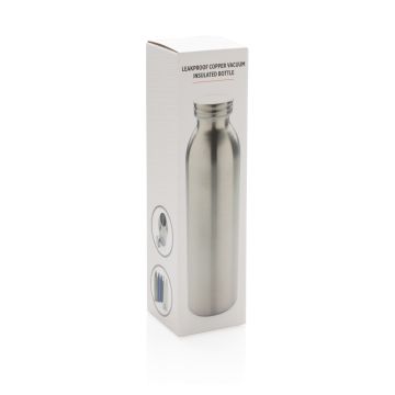 Leakproof copper vacuum insulated bottle Silver - 1 Bounce Creative Designs