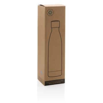 RCS Recycled stainless steel solid vacuum bottle Black - 1 Bounce Creative Designs
