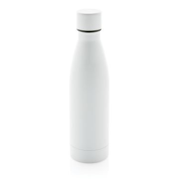 RCS Recycled stainless steel solid vacuum bottle White - 1 Bounce Creative Designs