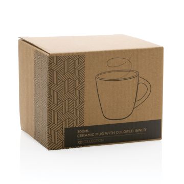 Ceramic Mug with Coloured Inner - 2 Bounce Creative Designs