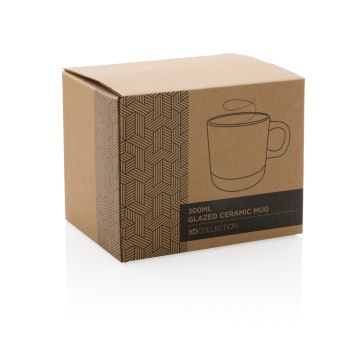 Glazed ceramic mug