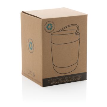 Savory RCS certified recycled stainless steel foodflask