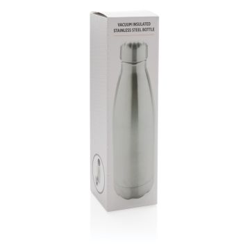 Vacuum insulated stainless steel bottle Silver - 2 Bounce Creative Designs