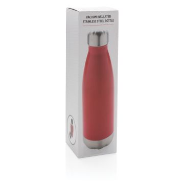 Vacuum insulated stainless steel bottle Red - 1 Bounce Creative Designs