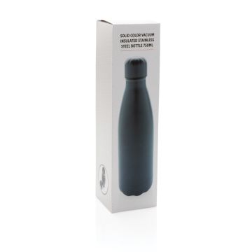 Solid colour vacuum stainless steel bottle 750ml Blue - 1 Bounce Creative Designs
