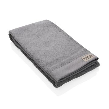 Ukiyo Sakura AWARE 500 gsm bath towel 50 x 100cm Grey - 1 Bounce Creative Designs