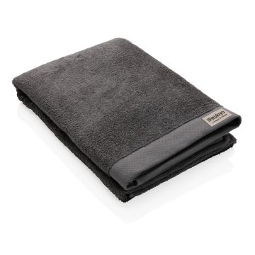 Ukiyo Sakura AWARE 500 gsm bath towel 70 x 140cm Anthracite - 1 Bounce Creative Designs