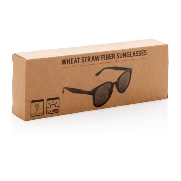 Wheat straw fibre sunglasses Black - 1 Bounce Creative Designs
