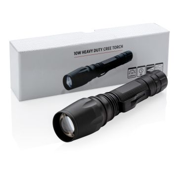 10W Heavy duty CREE torch Black - 1 Bounce Creative Designs