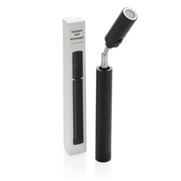 Telescopic Torch With Flexible Head  Black - 1 Bounce Creative Designs
