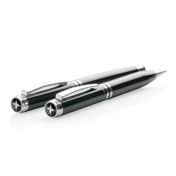 Swiss Peak Executive Pen Set Black silver - 1 Bounce Creative Designs