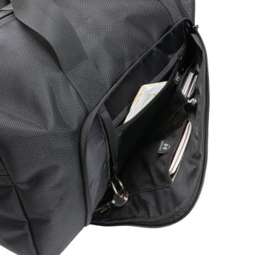 Swiss Peak AWARE RPET Voyager weekend bag Black - 1 Bounce Creative Designs