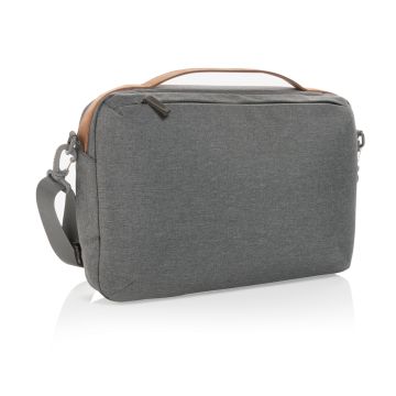 Impact AWARE 300D two tone deluxe 156 laptop bag Grey - 1 Bounce Creative Designs
