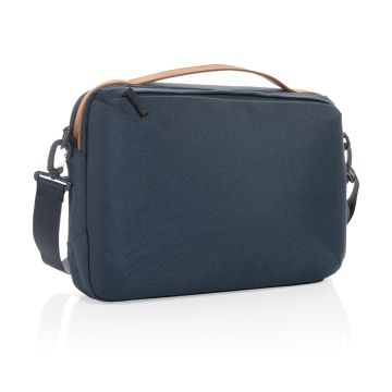 Impact AWARE 300D two tone deluxe 156 laptop bag Navy - 1 Bounce Creative Designs