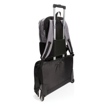 Modern laptop backpack with USB port Black - 1 Bounce Creative Designs