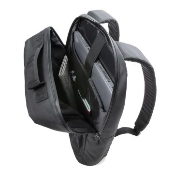 Fashion black laptop backpack PVC free Black - 1 Bounce Creative Designs