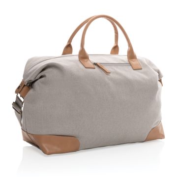 Impact AWARE 16 oz rcanvas large weekend bag Grey - 1 Bounce Creative Designs