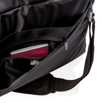 Swiss Peak Travel Bag With RFID Protection Black - 1 Bounce Creative Designs