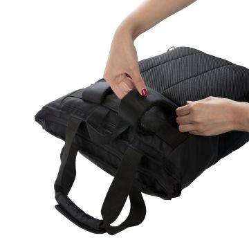 Swiss Peak RFID Laptop Tote Bag Backpack  Black - 1 Bounce Creative Designs
