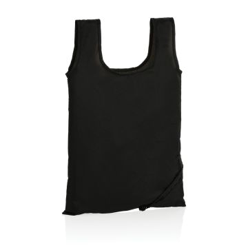 Impact AWARE RPET 190T foldable shopper Black - 1 Bounce Creative Designs
