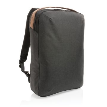 Impact AWARE 300D two tone deluxe 156 laptop backpack Black - 1 Bounce Creative Designs