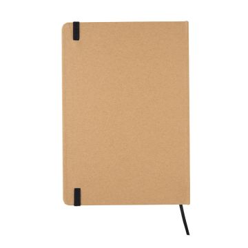 A5 recycled kraft notebook Black - 1 Bounce Creative Designs