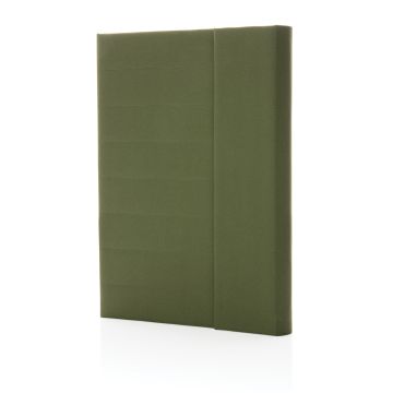 Impact Aware A5 notebook with magnetic closure Green - 1 Bounce Creative Designs