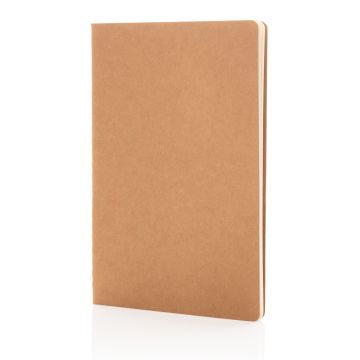 A5 FSC standard softcover notebook Brown - 1 Bounce Creative Designs