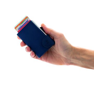 CSecure RFID card holder  wallet Blue - 1 Bounce Creative Designs