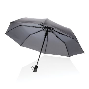 21 Impact AWARE RPET 190T mini auto open umbrella Anthracite - 1 Bounce Creative Designs