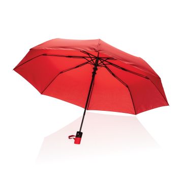 21 Impact AWARE RPET 190T mini auto open umbrella Red - 1 Bounce Creative Designs
