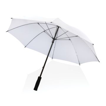 23 Impact AWARE RPET 190T Storm proof umbrella White - 1 Bounce Creative Designs