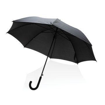 23 Impact AWARE RPET 190T standard auto open umbrella Black - 1 Bounce Creative Designs