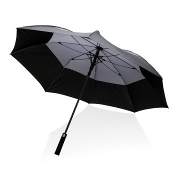 27 Impact AWARE RPET 190T auto open stormproof umbrella Anthracite - 1 Bounce Creative Designs