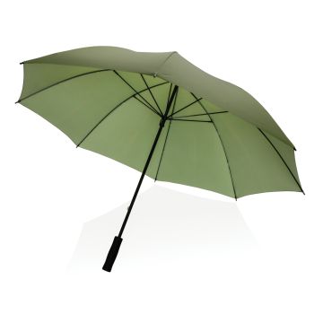 30 Impact AWARE RPET 190T Storm proof umbrella Green - 1 Bounce Creative Designs