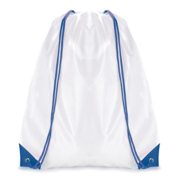 White Coloured Trim Pegasus Drawstring Bag
