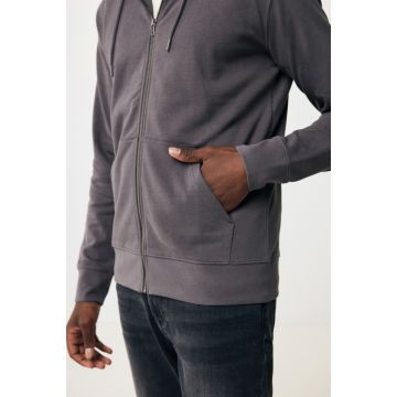IQONIQ Abisko recycled cotton zip through hoodie