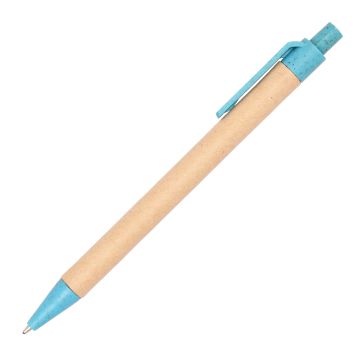 Ayr Card Ball Pen With Wheat Trim