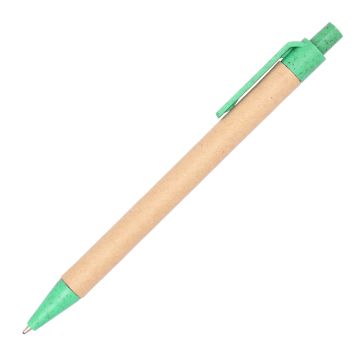 Ayr Card Ball Pen With Wheat Trim