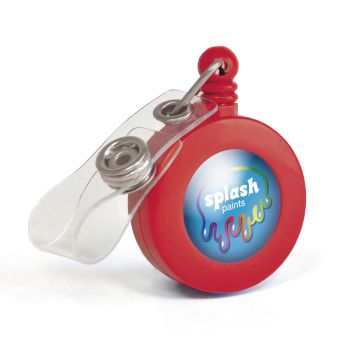 Domed Ski Pass Holder