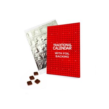 Traditional A4 Promotional Advent Calendar - Foil Backed