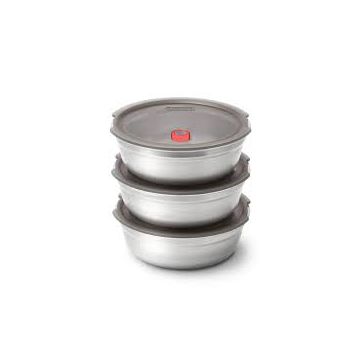Promotional Black + Blum Metal Food Prep Bowl Set x3-Bounce Creative Designs