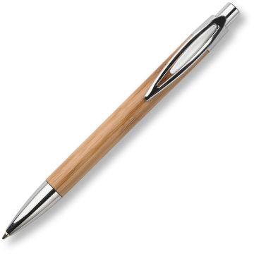Silver Fitted Bamboo Pen 